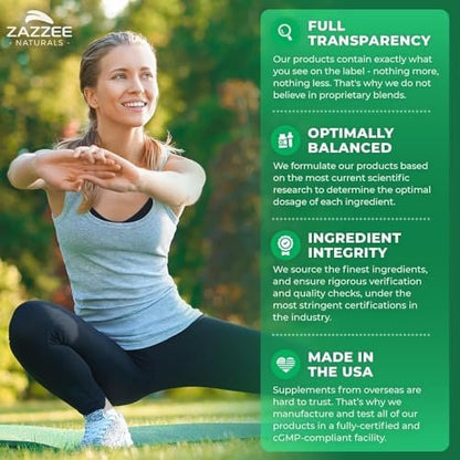 Zazzee USDA Bio Rote Bete 20:1 Extrakt, 60 vegane Kapseln, 2 Monate Vorrat, Stickoxid-Unterstützung, mit Schwarzem Pfeffer Extrakt, Koscher, Nicht-GVO, Hergestellt in den USA
