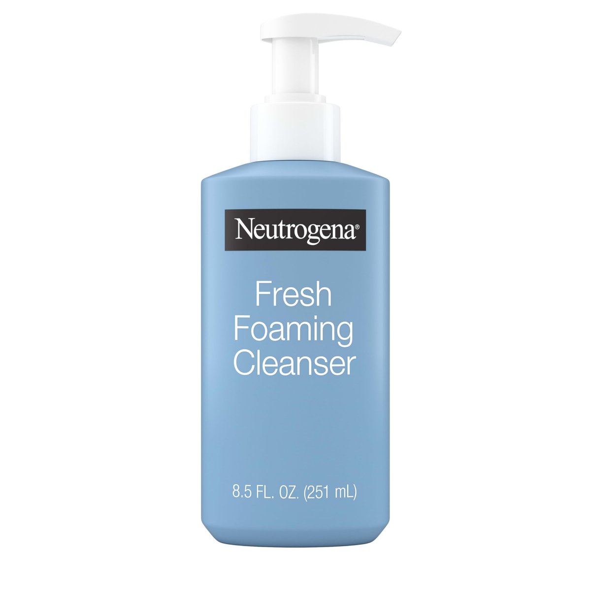 Neutrogena Fresh Foaming Facial Cleanser – Reinigender Gesichtsschaum für normale bis ölige Haut, Make-up Entferner, 250 ml
