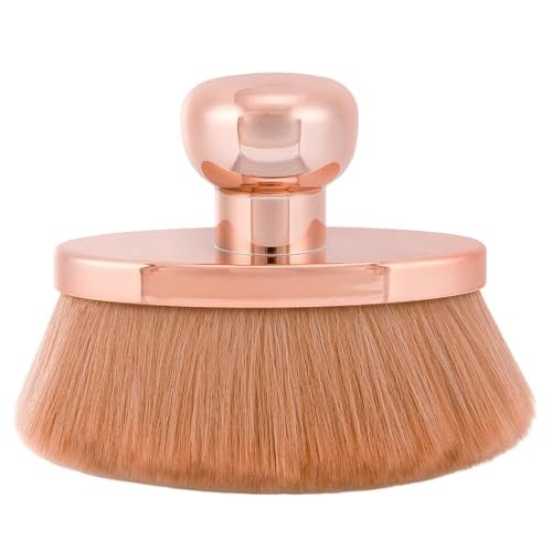 UNIMEIX Blend & Blur Extra Großer Body Makeup Pinsel mit Kordelzugbeutel, 4,5 Zoll breiter Sonnencreme-Applikator Kabuki Pinsel für Gesicht, Beine, Körper (Roségold)