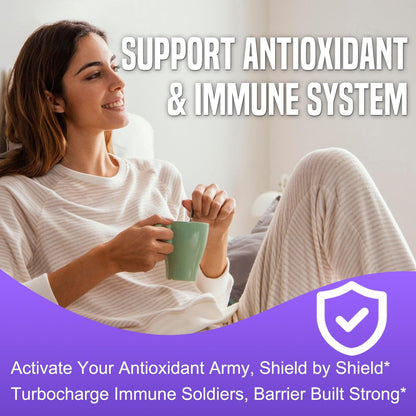 GlaGmrry Zuckerfreie NAC Gummis für Kinder & Erwachsene - NAC Ergänzung mit N-Acetylcystein, Selen, Zink, Vitamin C & E - 600 mg NAC pro Gummi - Unterstützt Lebergesundheit, Antioxidans, Immunsystem - 60 Stück