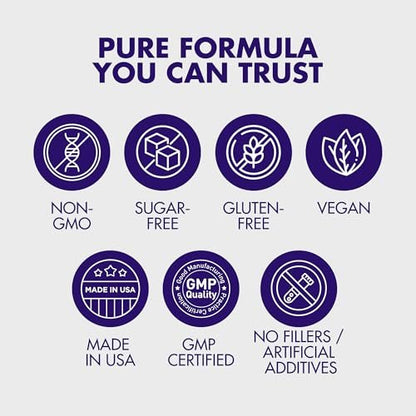 Magnesium Komplex 2.150 mg – Hochdosiert mit Glycinat, Citrat & Malat, plus Vitamin B6, B2, Folat & Rote Bete – Vegan, Non-GMO, 90 Kapseln
