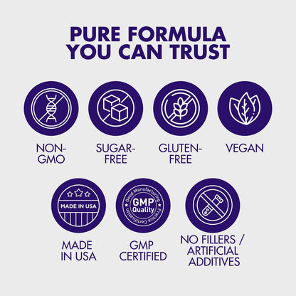 Magnesium Komplex 2.150 mg – Hochdosiert mit Glycinat, Citrat & Malat, plus Vitamin B6, B2, Folat & Rote Bete – Vegan, Non-GMO, 90 Kapseln