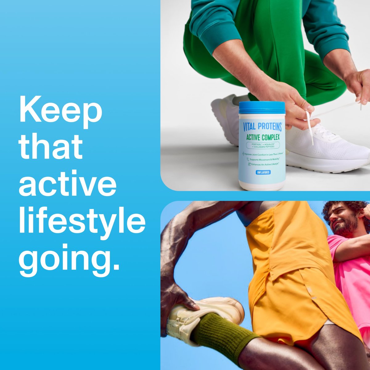 Vital Proteins® Active Complex – 20g Kollagenpeptide für Gelenkkomfort und Beweglichkeit