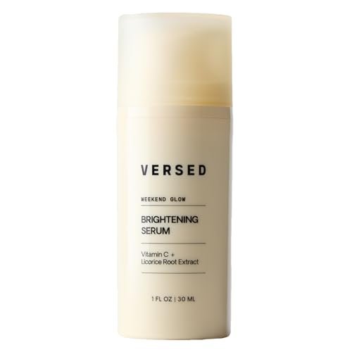 Versed Weekend Glow Vitamin C Serum für das Gesicht – Feuchtigkeitsspendendes Gesichtsserum mit Niacinamid, Süßholzwurzel & Vitamin C (30 ml)