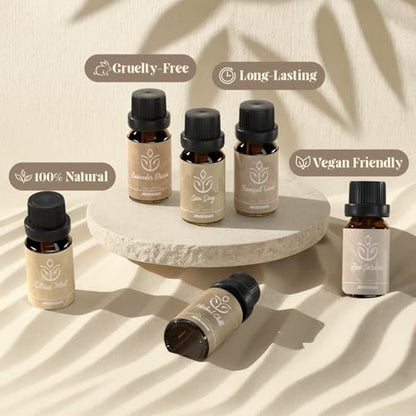 ARVIDSSON Zen Essential Oils Set – 6 natürliche Aromatherapieöle für Diffuser, Zuhause & Geschenke für Frauen