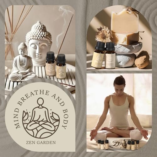 ARVIDSSON Zen Essential Oils Set – 6 natürliche Aromatherapieöle für Diffuser, Zuhause & Geschenke für Frauen