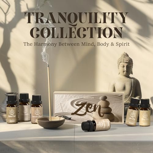 ARVIDSSON Zen Essential Oils Set – 6 natürliche Aromatherapieöle für Diffuser, Zuhause & Geschenke für Frauen