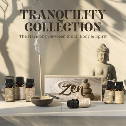ARVIDSSON Zen Essential Oils Set – 6 natürliche Aromatherapieöle für Diffuser, Zuhause & Geschenke für Frauen