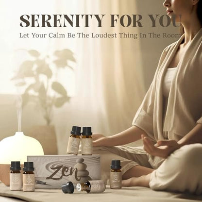 ARVIDSSON Zen Essential Oils Set – 6 natürliche Aromatherapieöle für Diffuser, Zuhause & Geschenke für Frauen