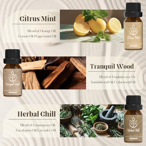 ARVIDSSON Zen Essential Oils Set – 6 natürliche Aromatherapieöle für Diffuser, Zuhause & Geschenke für Frauen