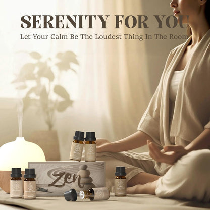 ARVIDSSON Zen Essential Oils Set – 6 natürliche Aromatherapieöle für Diffuser, Zuhause & Geschenke für Frauen