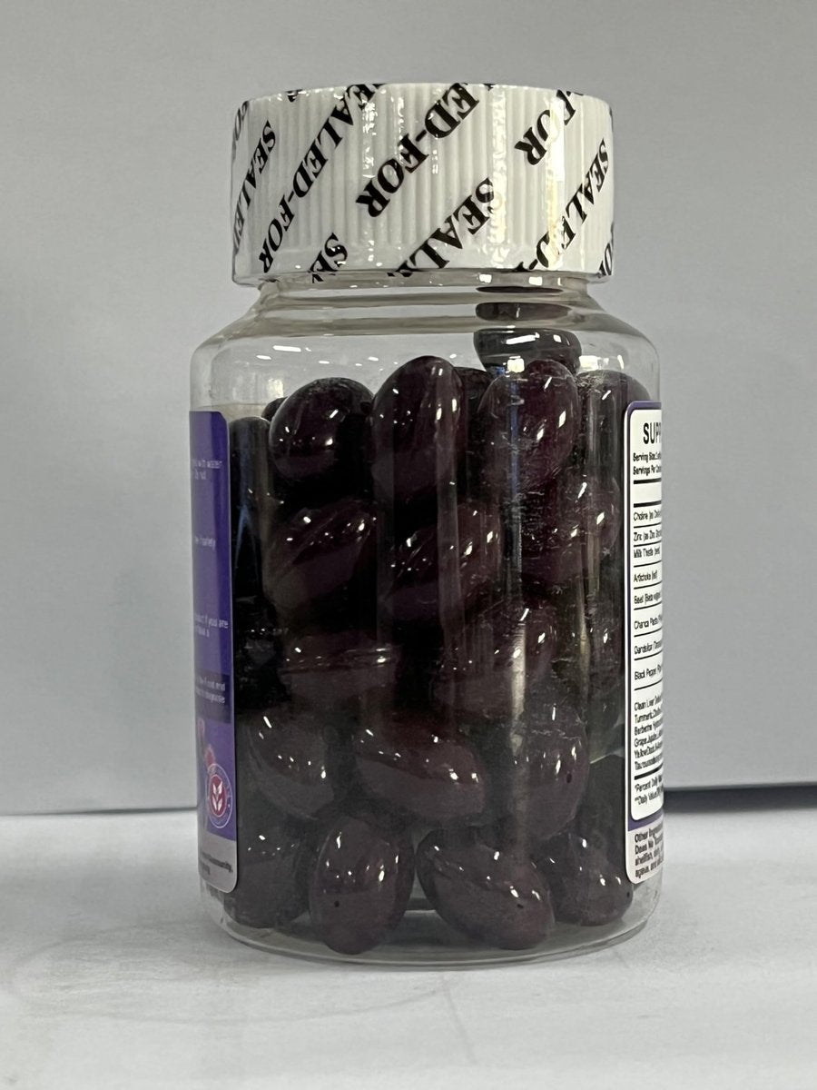 FIDERNIC Leberreinigung Entgiftung & Reparatur - Pflanzliche Leberunterstützung mit Mariendistel, Silymarin, Artischockenextrakt, Löwenzahn, Rote Bete, TUDCA, Cholin, NAC, 60 Weichkapseln