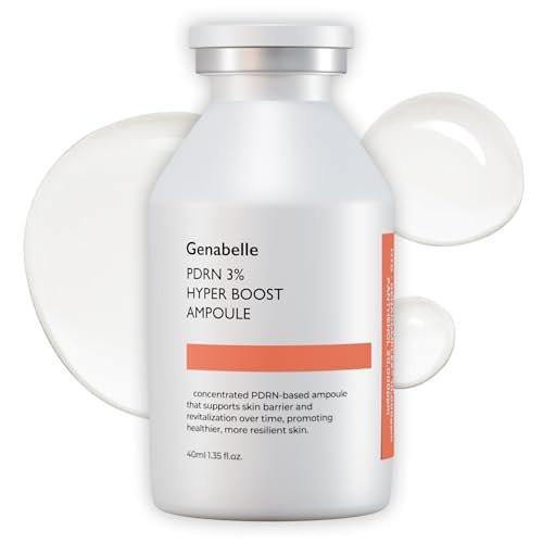 Genabelle PDRN 3% Hyper Boost Ampulle – Fortschrittliches Hautunterstützungsserum mit PDRN, Niacinamid, Hyaluronsäure, Peptiden und Centella für Hautbarriere, Trockenheit, Glashaut und unebene Textur