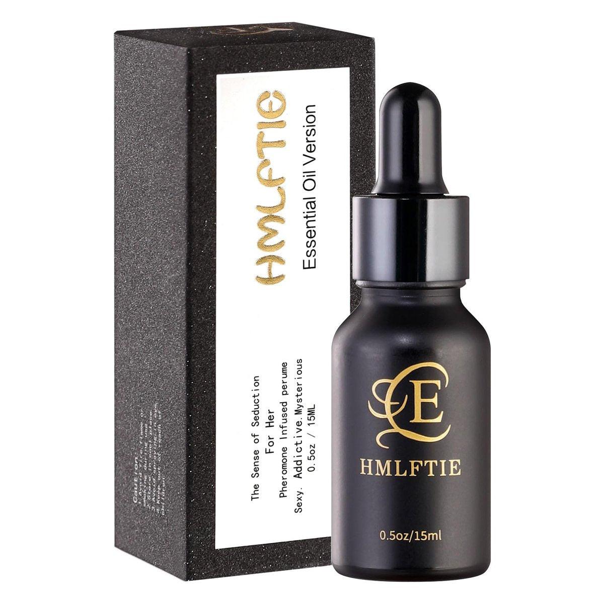 HMLFTIE Pheromon-Parfümöl für Frauen – Verführerischer Duft von Rose & Jasmin, langanhaltend, alkoholfrei, 15 ml Reisegröße, vegan & tierversuchsfrei