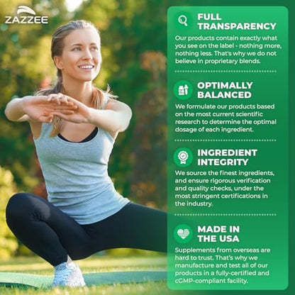Zazzee Bio Moringa Blatt 20:1 Extrakt, 1000 mg pro Portion, 120 vegane Kapseln, 2-Monats-Vorrat, zertifiziert koscher, Moringa Oleifera, Antioxidans, Immun- & Zellunterstützung, hergestellt in den USA