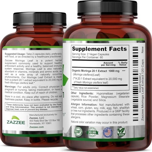 Zazzee Bio Granatapfel 20:1 Extrakt, 40% Ellagsäure, 100 vegane Kapseln, 3+ Monate Vorrat, Punica Granatum, Antioxidans, Immun- und Polyphenol-Unterstützung, natürlich, Non-GMO, hergestellt in den USA