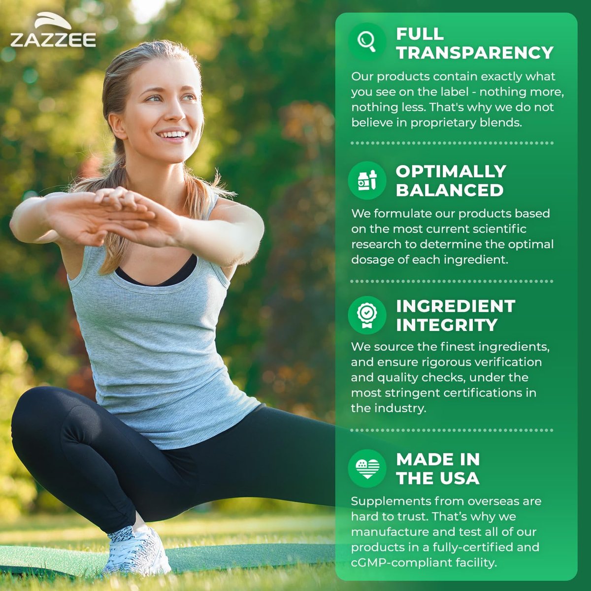 Zazzee Bio Moringa Blatt 20:1 Extrakt, 1000 mg pro Portion, 120 vegane Kapseln, 2-Monats-Vorrat, zertifiziert koscher, Moringa Oleifera, Antioxidans, Immun- & Zellunterstützung, hergestellt in den USA