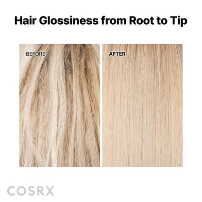 COSRX PEPTIDE 132 Hair Bonding Oil Serum, Reisespülung, Keratinbehandlung für krauses, geschädigtes, trockenes Haar – repariert Spliss, verleiht Haarglanz – für alle Haartypen – 28 ml