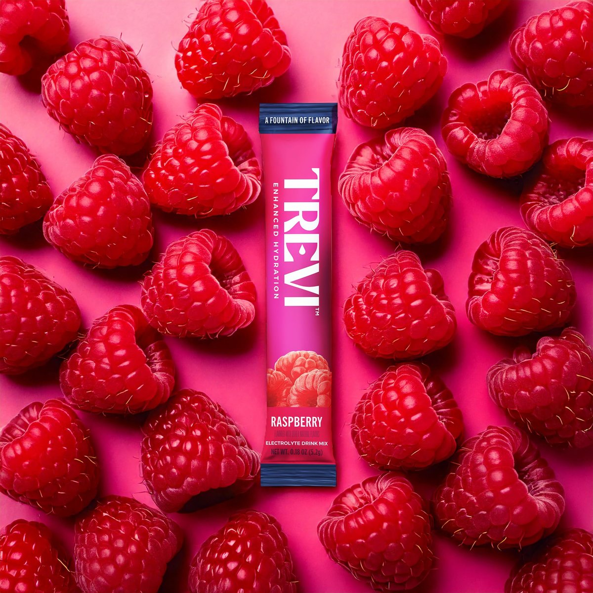TREVI™ Everyday Sugar Free Electrolytes – Hydrationspulver für den täglichen Bedarf – 28 Portionen – Himbeere
