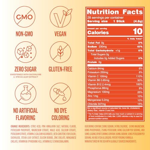 TREVI™ Everyday Sugar Free Electrolytes - Orangen-Geschmack - 28 Portionen - Hydrationspulver