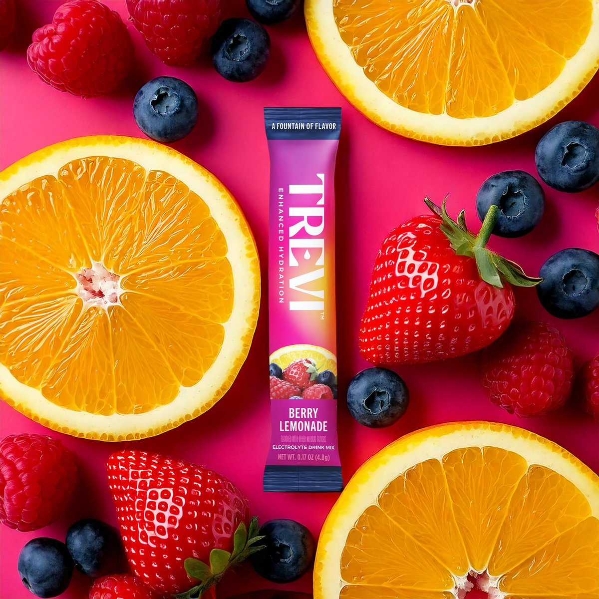 TREVI™ Everyday Sugar Free Electrolytes - Berry Lemonade - 28 Portionen - Hydrationspulver für Wasser