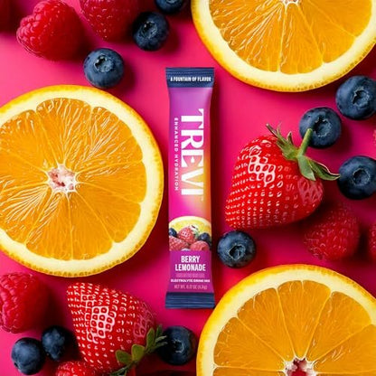 TREVI™ Everyday Sugar Free Electrolytes - Berry Lemonade - 28 Portionen - Hydrationspulver für Wasser