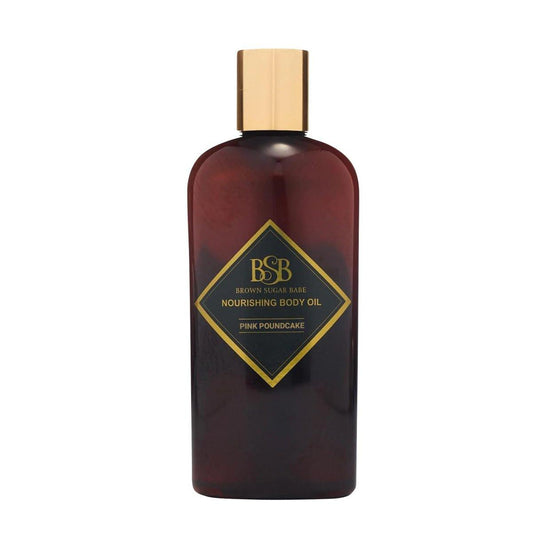 Brown Sugar Babe Pink Poundcake Body Oil – Nährendes Duftöl für Frauen mit Erdbeer-, Vanille- und Buttercreme-Parfümölen, parabenfrei, Körperöl, hergestellt in den USA
