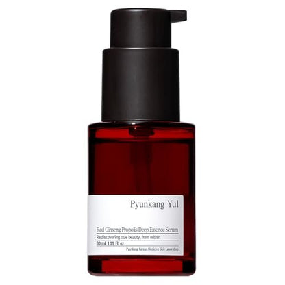 Pyunkang Yul PKY Red Ginseng Propolis Deep Essence Serum – revitalisierendes Serum mit Peptiden und Ceramiden für elastische Haut (30 ml)