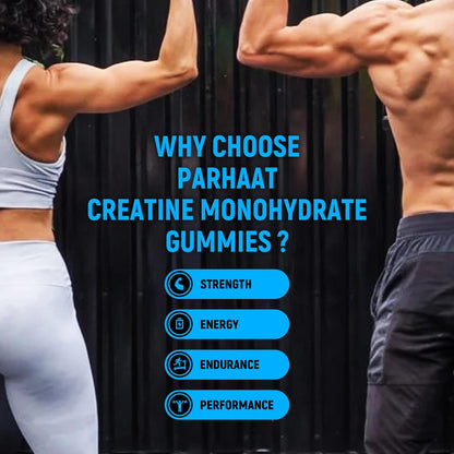 NSF-zertifizierte Creatine Gummis – Creatin-Monohydrat Gummibärchen 5g für Männer & Frauen – Steigert Fokus, Kraft und Ausdauer, vegan, glutenfrei, nicht-GVO, 2,5 g Creatin pro Gummibärchen (Blaubeere 90 Stück)