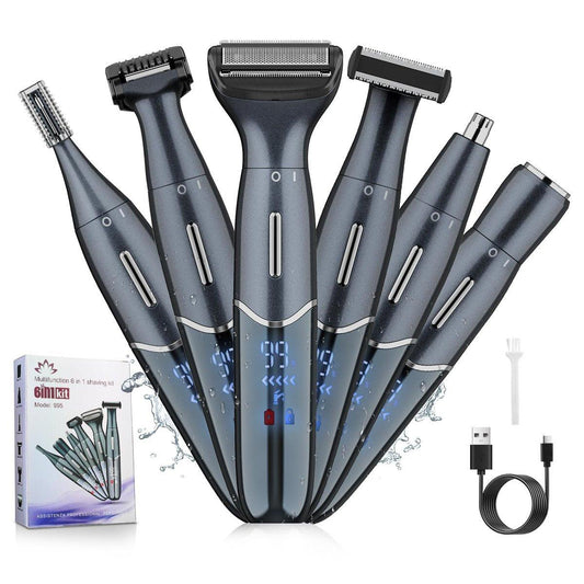 Manscape Ball Trimmer für Männer – Körper- und Intimhaartrimmer für Frauen & Männer, Nass- und Trockenanwendung, IPX5 wasserdicht, LED-Display