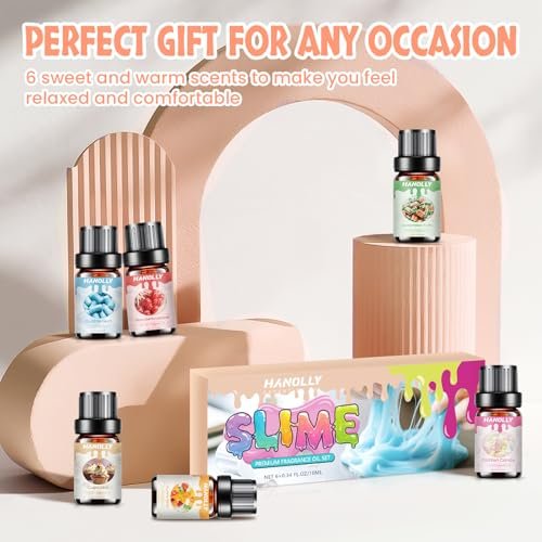 Premium Ätherische Öle Set – 6x10ml Duftöle für Diffuser, Kerzen- und Seifenherstellung, Aromatherapie