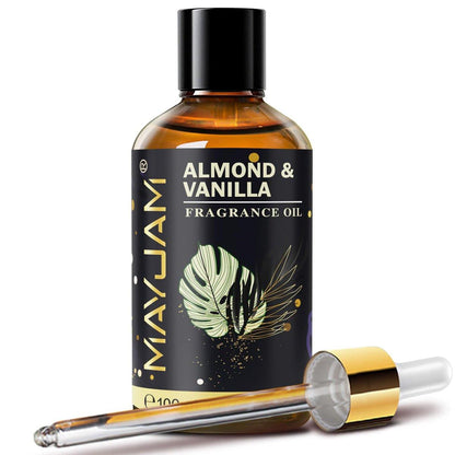 MAYJAM Mandel & Vanille Duftöl – 100 ml Ätherisches Öl für Diffuser, Seifen- und Kerzenherstellung
