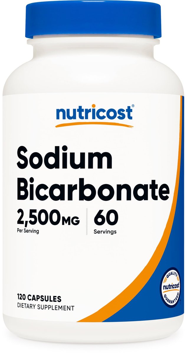 Nutricost Natriumbicarbonat (2.500 mg) 120 Kapseln - GMO-frei, Glutenfrei, Vegan, 60 Portionen