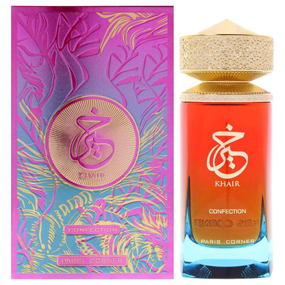 Paris Corner Khair – Confection Eau de Parfum für Unisex | 3,4 oz (100 ml) EDP Spray