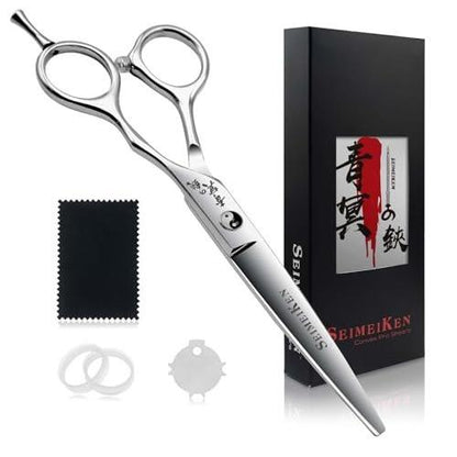 Professionelle Haarschere 6 Zoll – Japanischer 440C Edelstahl, Haarschneideschere mit Konvexklinge für ultraglatte Schnitte – für Friseure, Barbers und Heimstylisten
