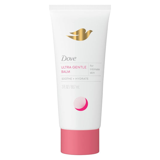 Dove Ultra Sanfte Intim-Pflege ohne Duftstoffe für Frauen – Feuchtigkeitsspendender Vulva-Balsam für trockene Haut, ideal in den Wechseljahren, 85 g