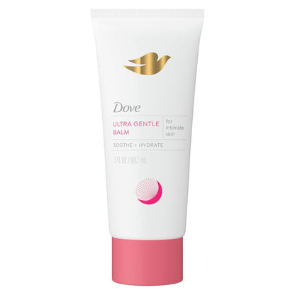 Dove Ultra Sanfte Intim-Pflege ohne Duftstoffe für Frauen – Feuchtigkeitsspendender Vulva-Balsam für trockene Haut, ideal in den Wechseljahren, 85 g