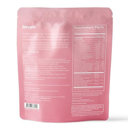 Beam Glow Hormon-Balance-Ergänzung für Frauen – Cortisol-Ergänzung, PMS-Linderung, Perimenopause-Unterstützung, Frauen-Vitamine mit Ashwagandha & Selen