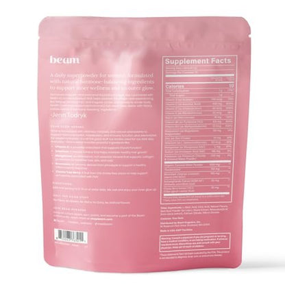 Beam Glow Hormon-Balance-Ergänzung für Frauen – Cortisol-Ergänzung, PMS-Linderung, Perimenopause-Unterstützung, Frauen-Vitamine mit Ashwagandha & Selen