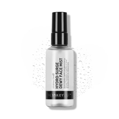 The INKEY List Hydro-Surge Dewy Face Mist 2,6 fl oz – Feuchtigkeitsspray für strahlende Haut, duftfrei & alkoholfrei, sanfte Formel für empfindliche Haut, vegan
