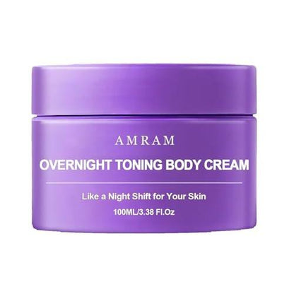 AMRAM Overnight Toning Whip – Straffende Körpercreme für die Nacht, 100 ml