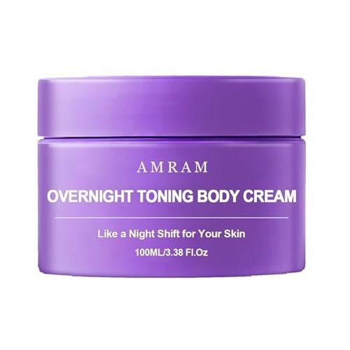 AMRAM Overnight Toning Whip – Straffende Körpercreme für die Nacht, 100 ml