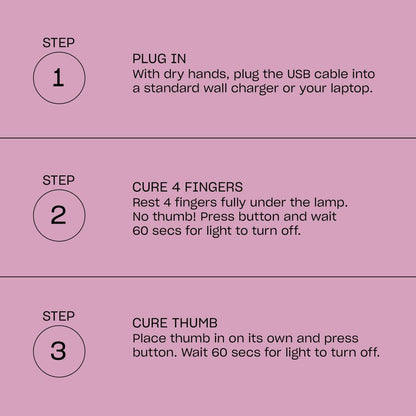 OPI GELement LED Aushärtungslampe für Gel-Nagellack | DIY professionelle Salonqualität | 4-Finger-Design & verspiegeltes Inneres | 60-Sekunden-Timer