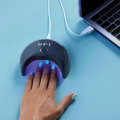 OPI GELement LED Aushärtungslampe für Gel-Nagellack | DIY professionelle Salonqualität | 4-Finger-Design & verspiegeltes Inneres | 60-Sekunden-Timer