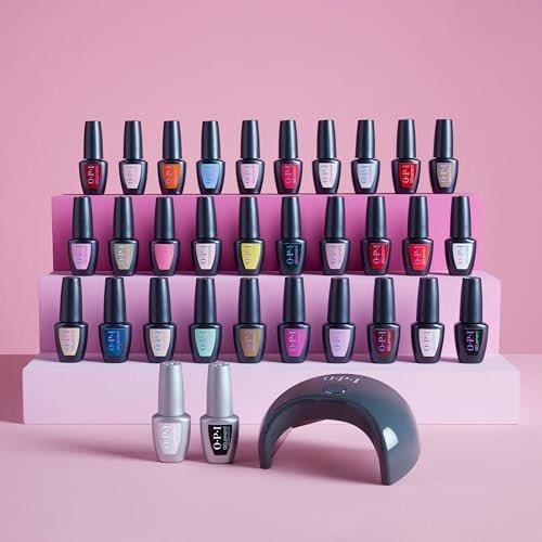 OPI GELement LED Aushärtungslampe für Gel-Nagellack | DIY professionelle Salonqualität | 4-Finger-Design & verspiegeltes Inneres | 60-Sekunden-Timer