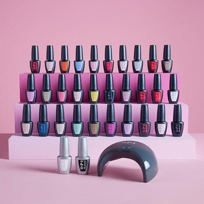 OPI GELement LED Aushärtungslampe für Gel-Nagellack | DIY professionelle Salonqualität | 4-Finger-Design & verspiegeltes Inneres | 60-Sekunden-Timer