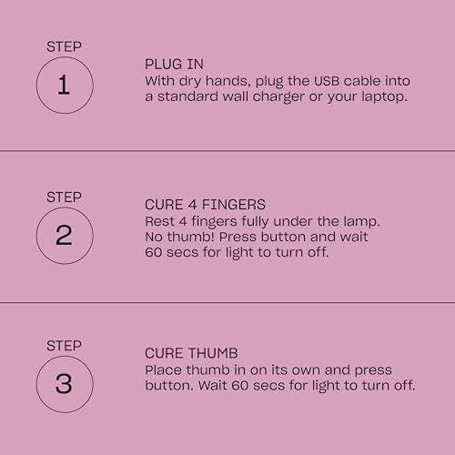 OPI GELement LED Aushärtungslampe für Gel-Nagellack | DIY professionelle Salonqualität | 4-Finger-Design & verspiegeltes Inneres | 60-Sekunden-Timer