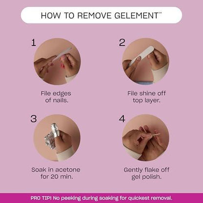 OPI GELement LED Aushärtungslampe für Gel-Nagellack | DIY professionelle Salonqualität | 4-Finger-Design & verspiegeltes Inneres | 60-Sekunden-Timer