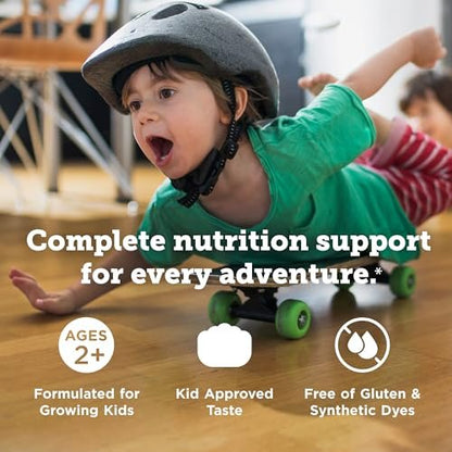 Hyland's Kids Multivitamin + Superfoods Boost, zuckerfreie Erdbeer-Gummibärchen mit Obst- und Gemüsemischung, 60 Stück