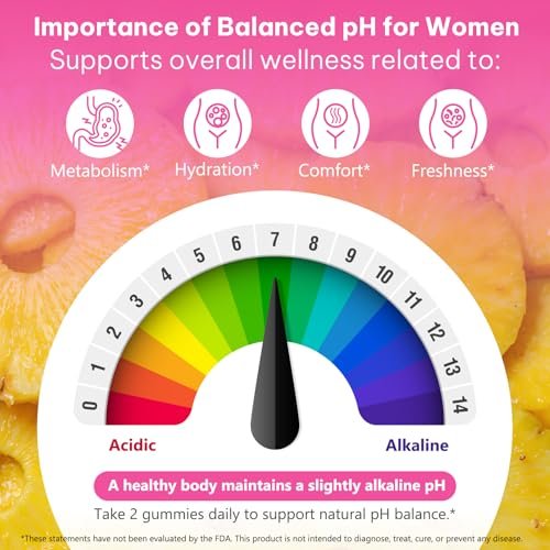 bnHUlMXw Weibliche Probiotika Gummibärchen – Vaginale Probiotika für Frauen – pH-Balance, gesunder Geruch, Immununterstützung – mit Ulmenrinde (60 Gummibärchen)
